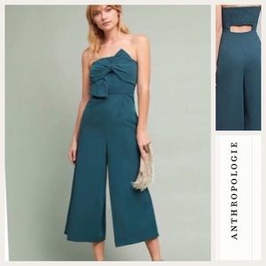 Anthropologie Beatty strapless jumpsuit
